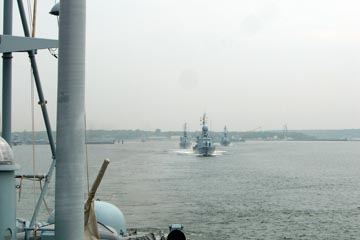 Auslaufend Kiel