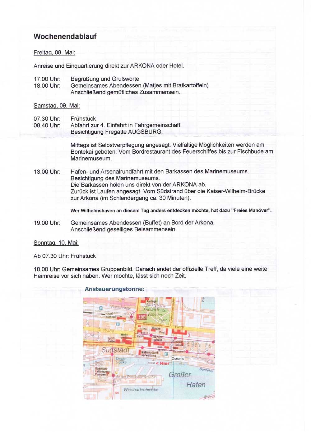 Wochenendablauf