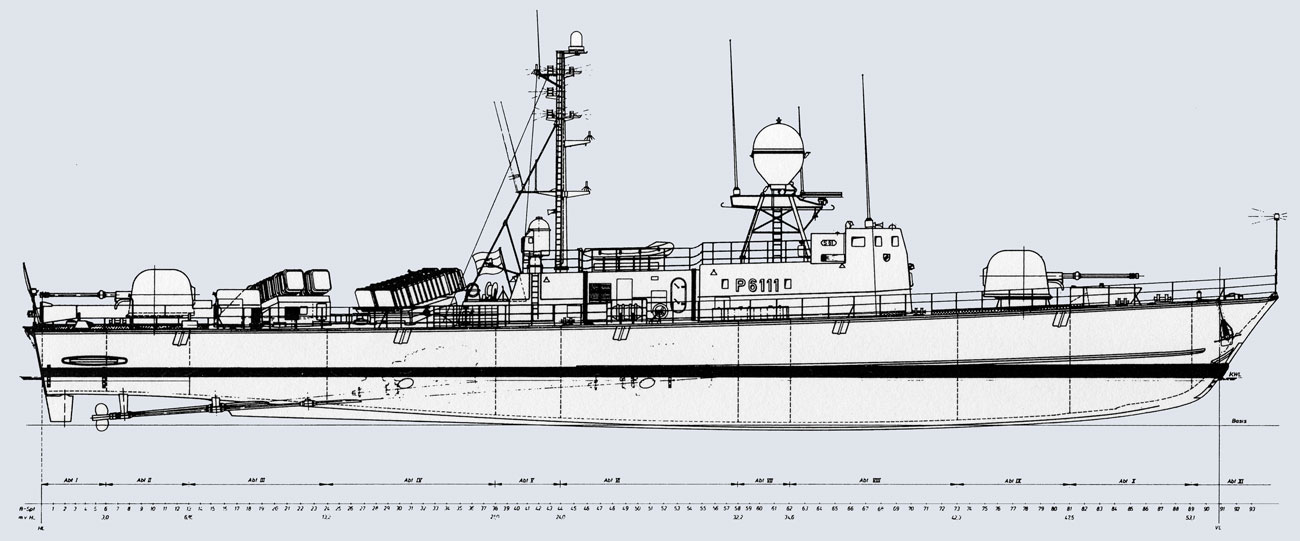 Bussard Skizze Stb-Seite by L&uuml;rssen Werft